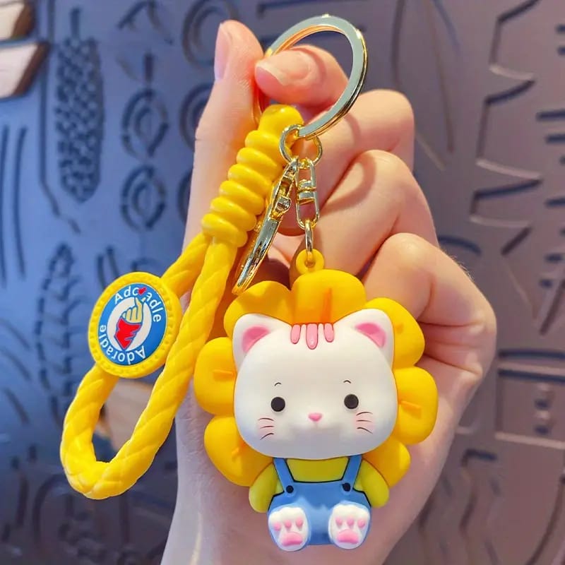 Flower Animal Gold - Key Ring