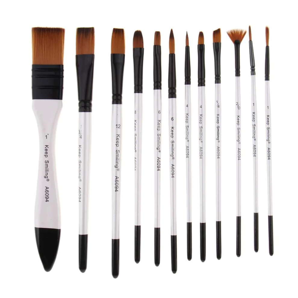 Keep Smiling Artist Brush set Of 12