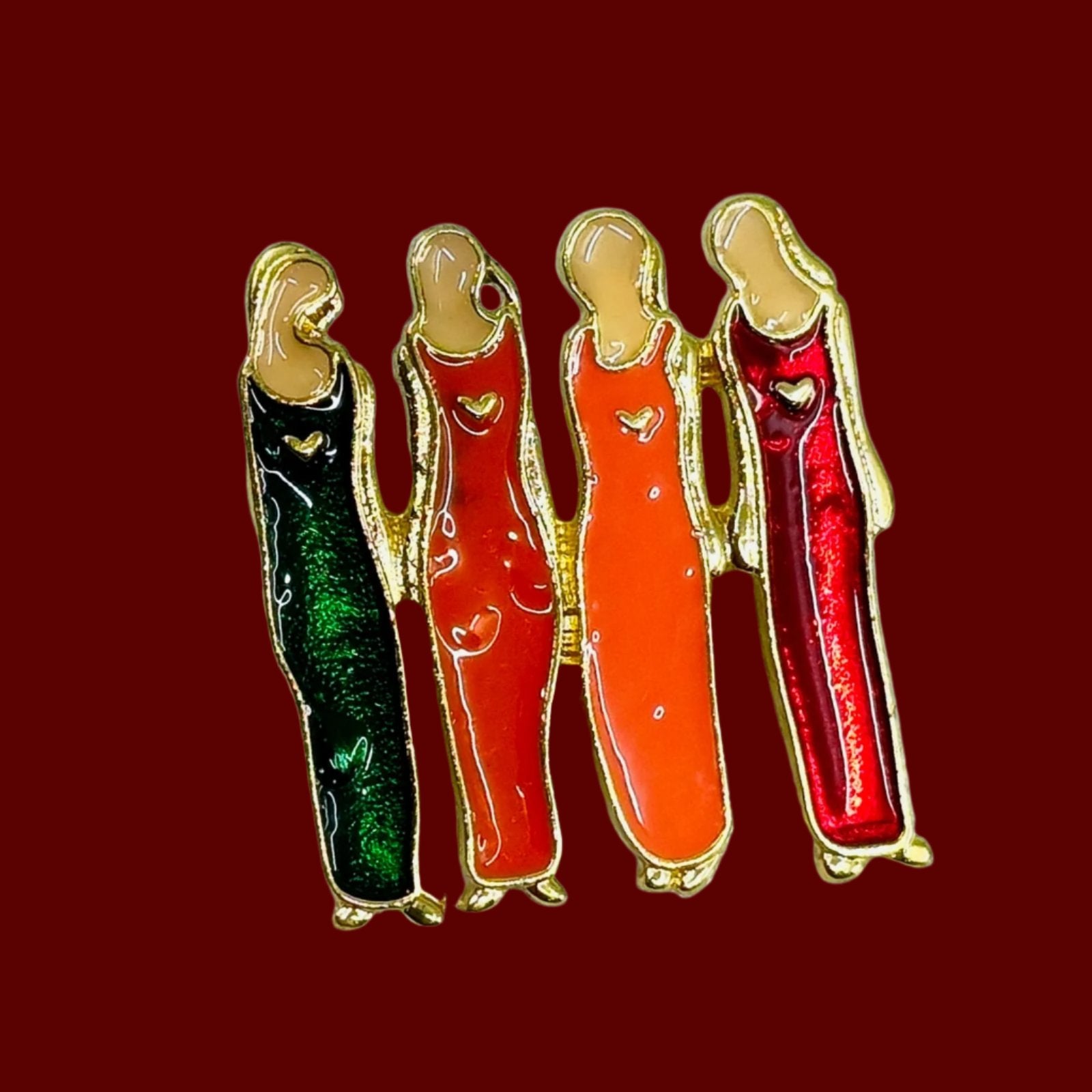 Friends Brooch - Enamel Pin