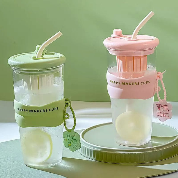 Happy Makers Cup - Glass  Sipper