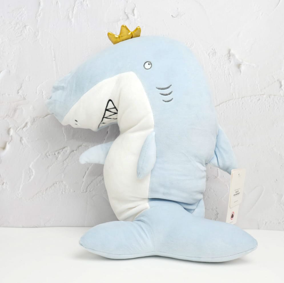 Blue Queen Shark Fish  - Plushie Soft Toy