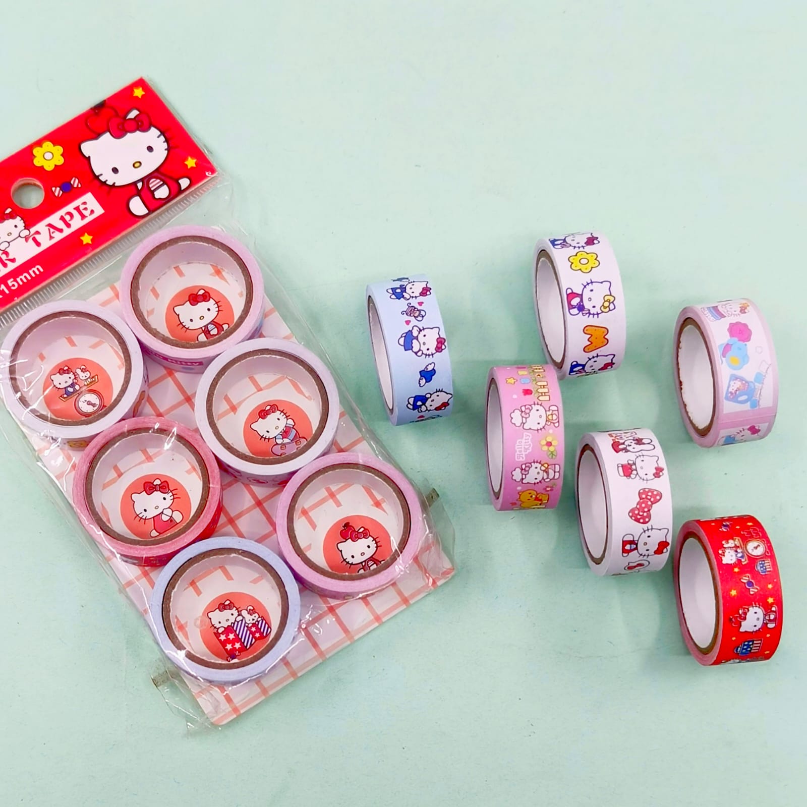 Hello kitty - Washi Tape SET OF 6