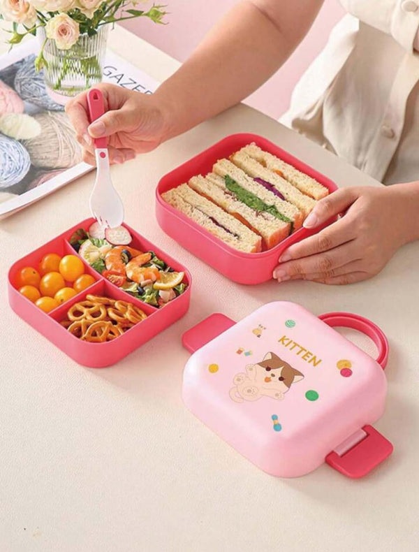 Kitten Pink - Bento Lunch Box