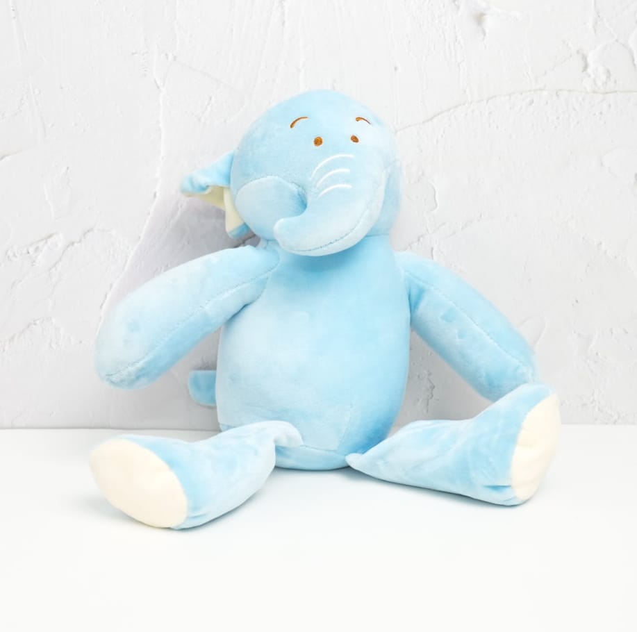 Elephant Blue  - Plushie Soft Toy