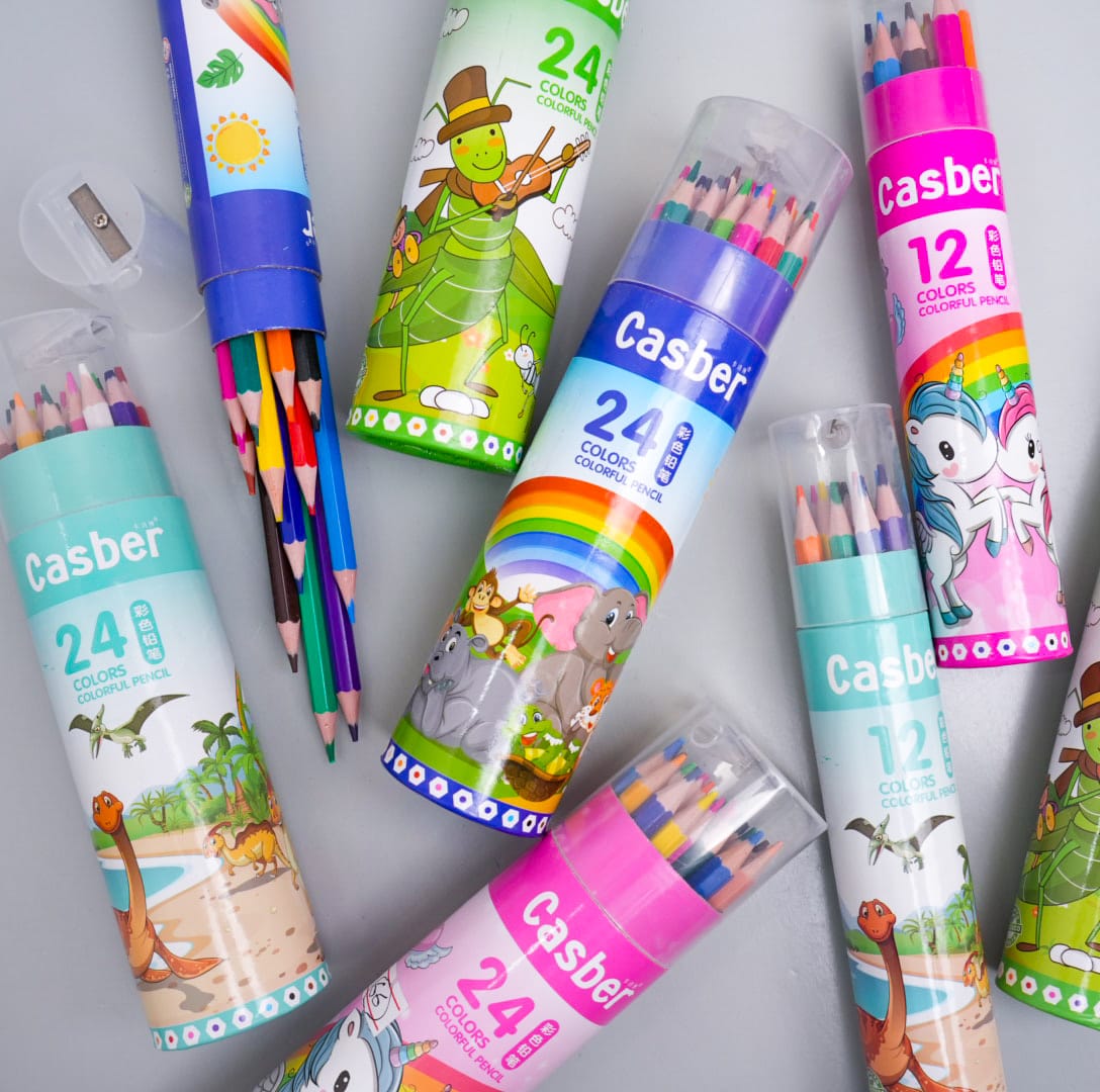 Casber Colorfull  - Pencils Set Of 12 / 24