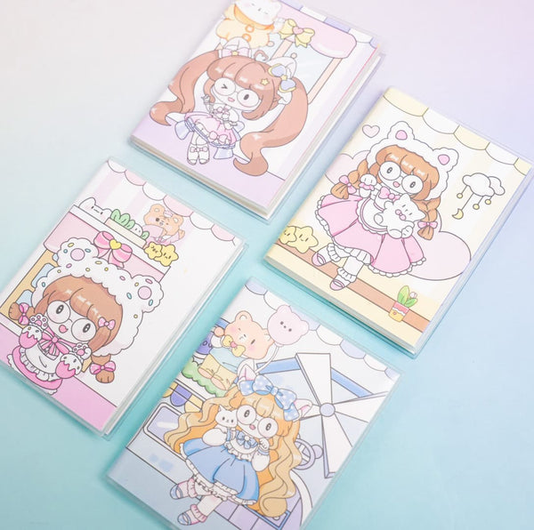 Kawai Happy Girl  - Notebook / Journal