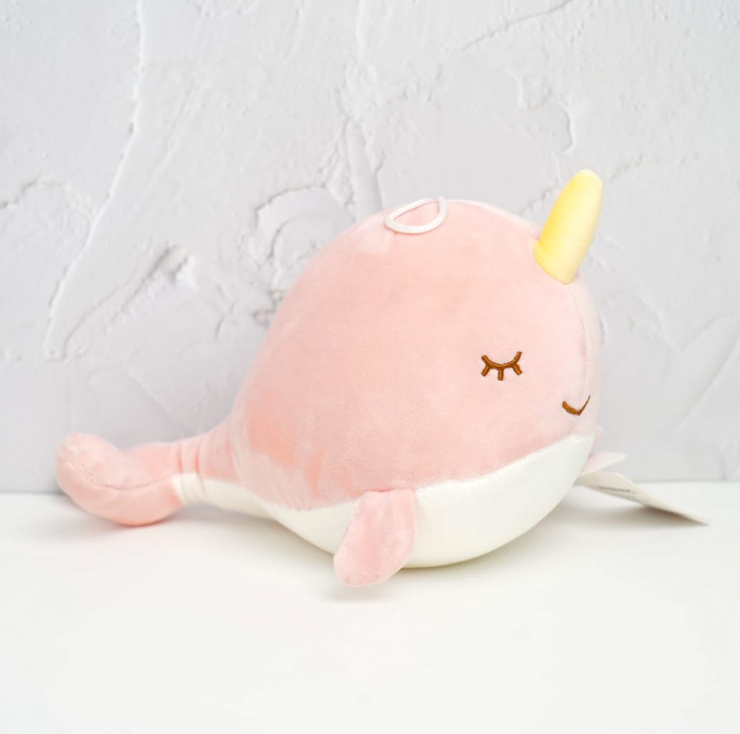 Pink Narwhal - Plushie Soft Toy