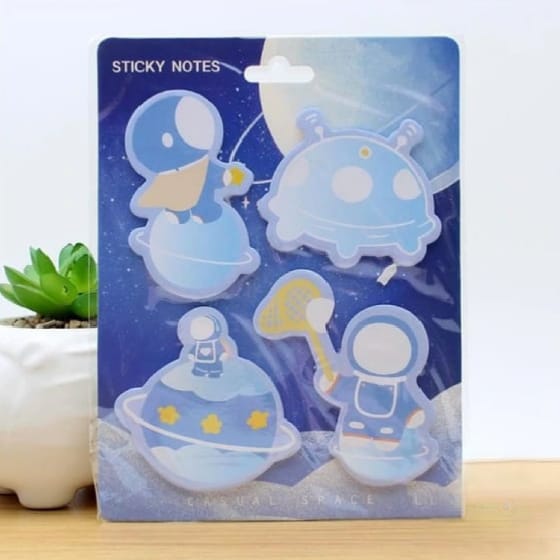 Space Travel Memo Pad - Sticky Notes Style 3