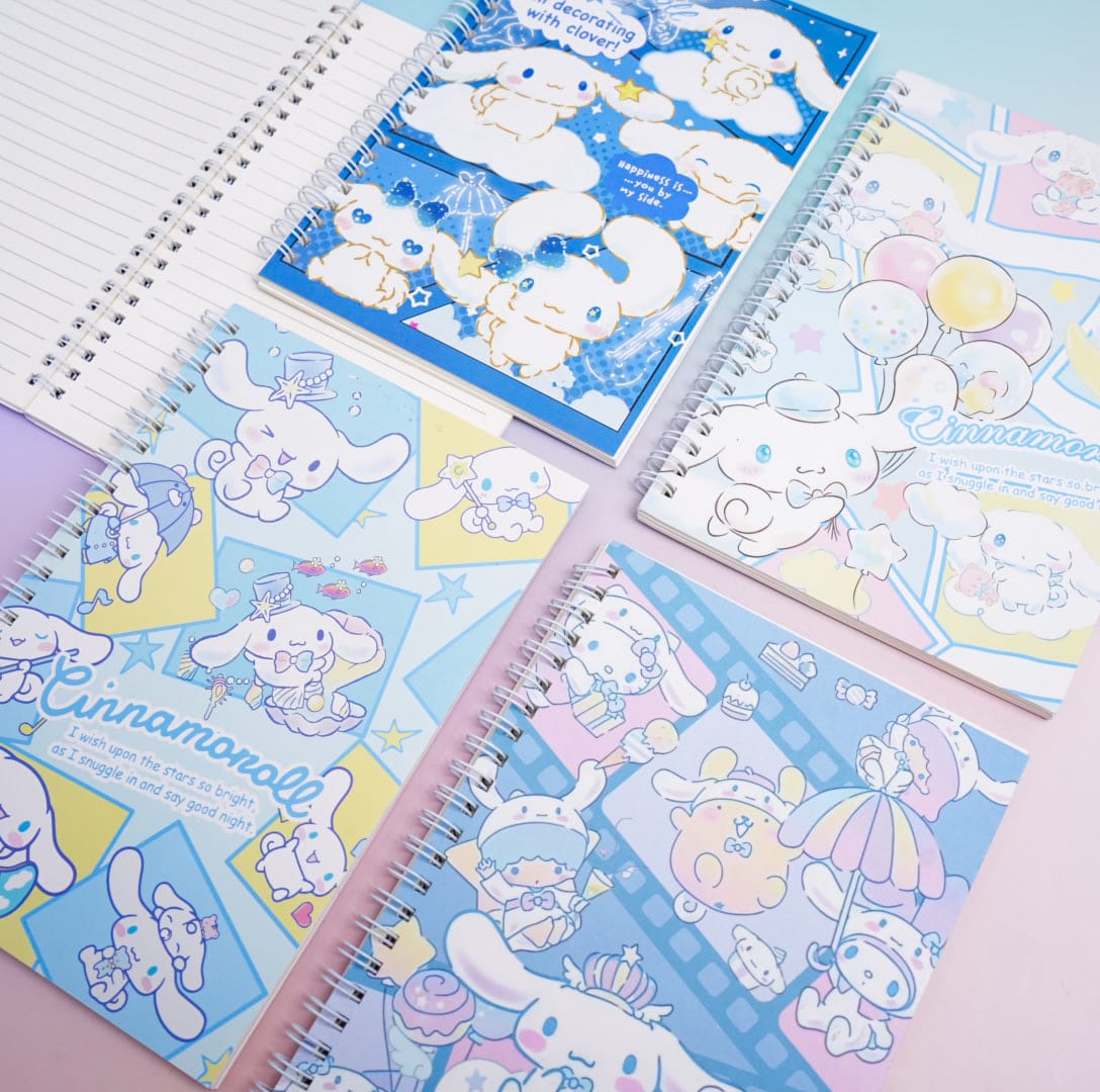 Cinnamorroll Spiral Notebook / Journal ( 58 Lined Pages )