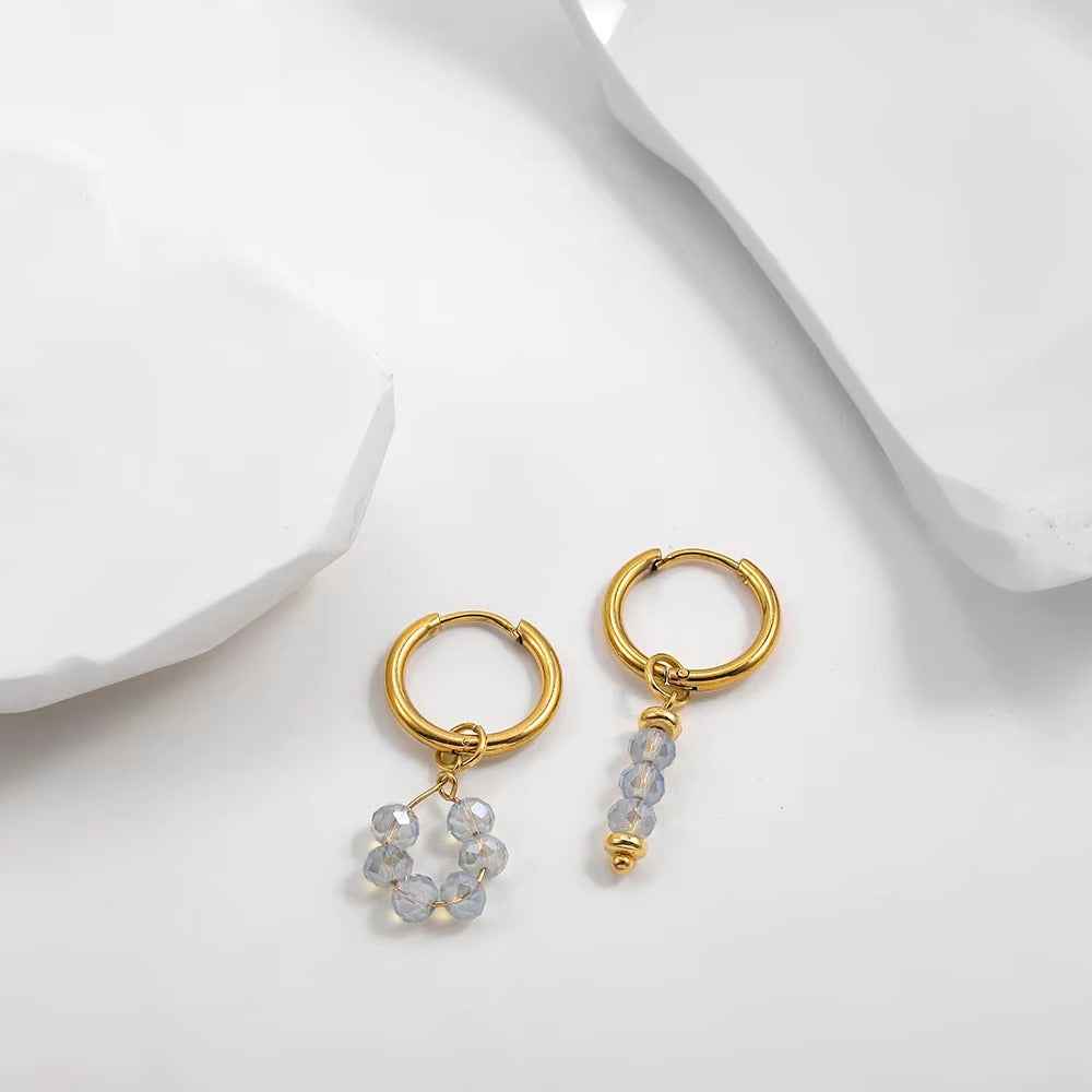 Classy Stone Gold - Earrings Style 5