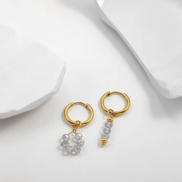 Classy Stone Gold - Earrings Style 5