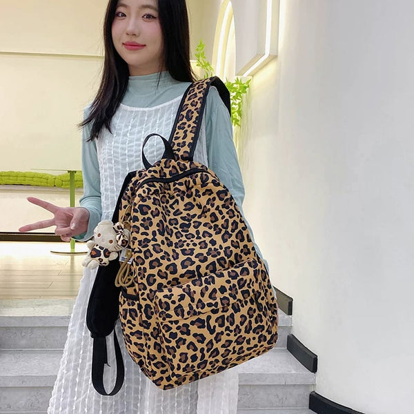 Leopard Print - Backpack