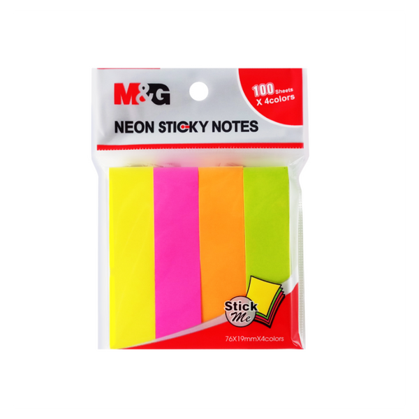 M&G Neon  - Sticky Note Set of 4