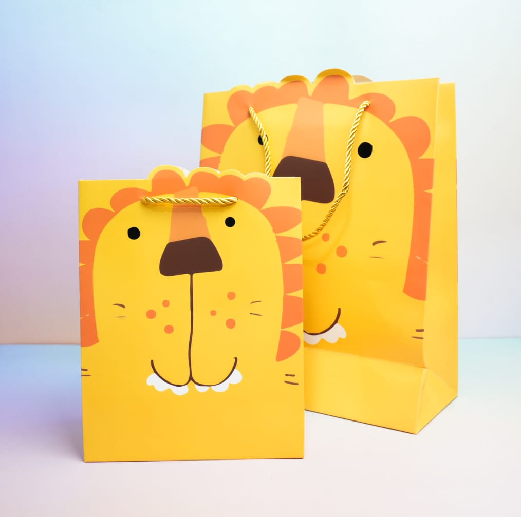 Funky Animal Series - Lion Gift Bag