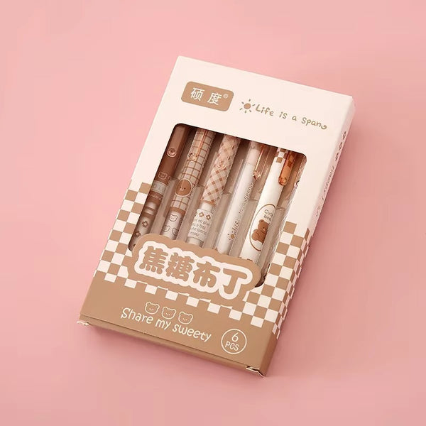 Share My Sweet - Press Gel Pen Set of 6