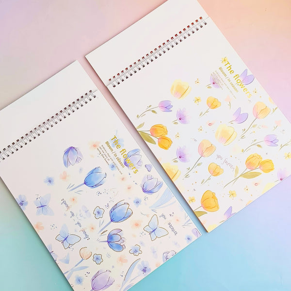 The Flowers  Marker Pad - Sketch Pad Style 1