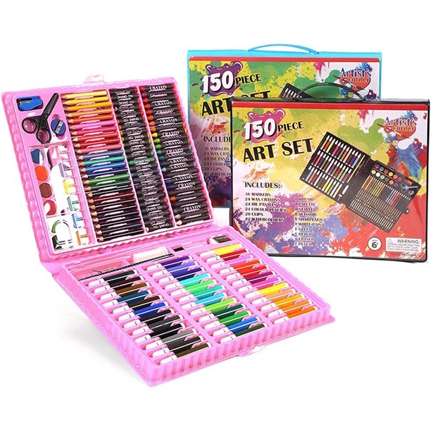 Painting Arts &amp; Crafts Case Artist Drawing Set Of 150