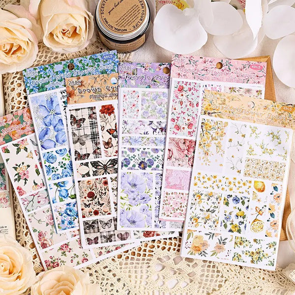 Flower Smell Twilight - Sticker Sheet Set Of 4