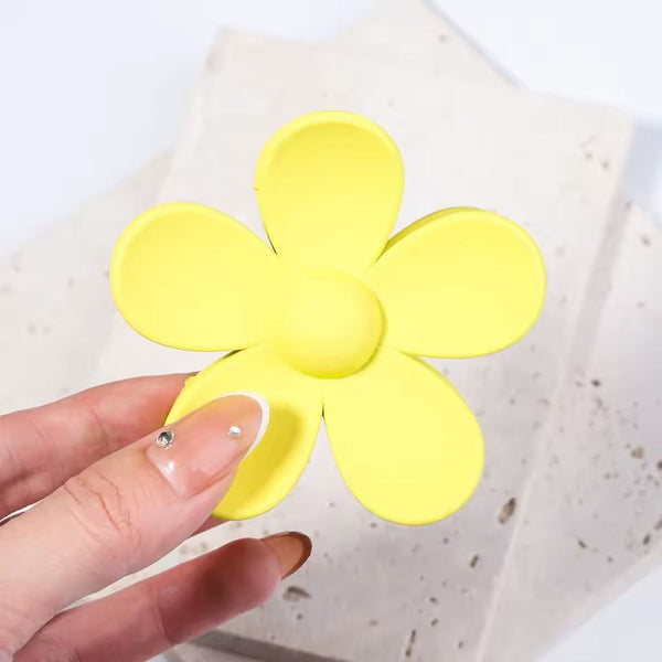 Bright Yellow  Flower - Hair Claw