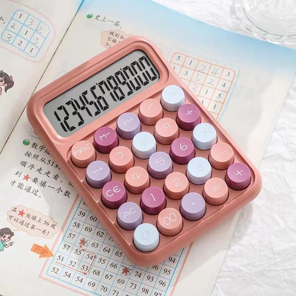 Macaron Color Keys Pink - Calculator