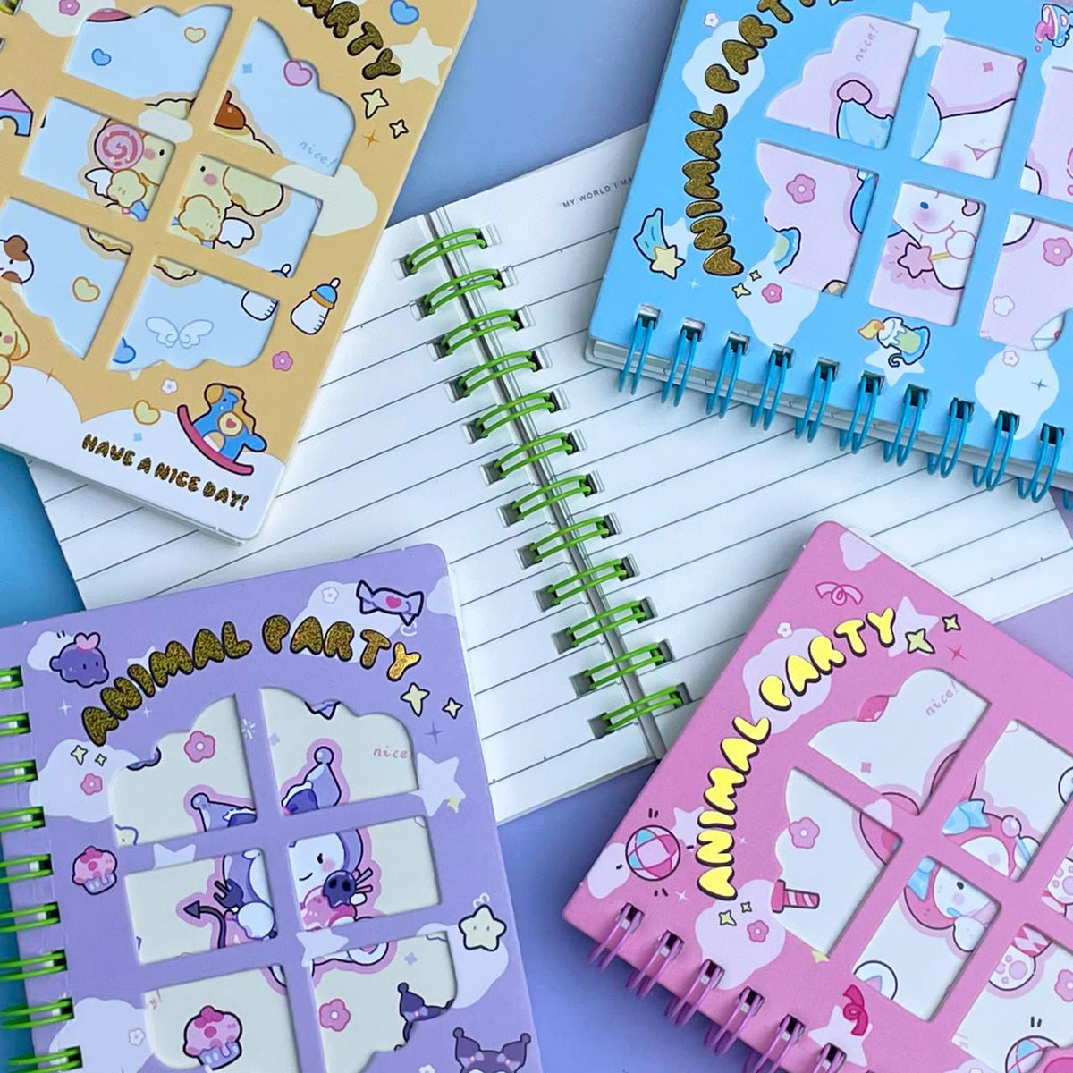 Magical Window Sanrio Characters Spiral  - Notebook  Journal