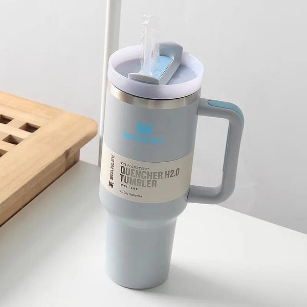 Blue Tumbler Cup Quencher H2.0 - Water Bottle / Sipper Cup