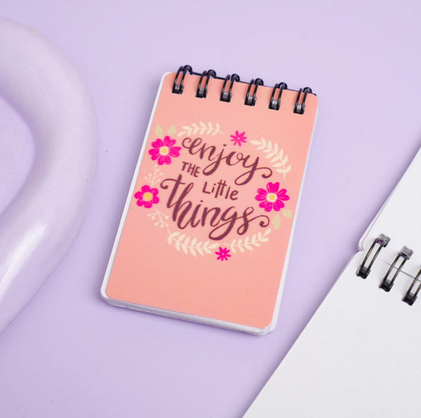 Enjoy The Little Things - Mini Notepad