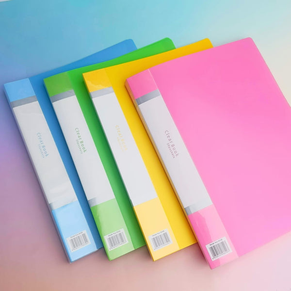 Candy Color Display Book 20/30/40 Pockets - Style 1