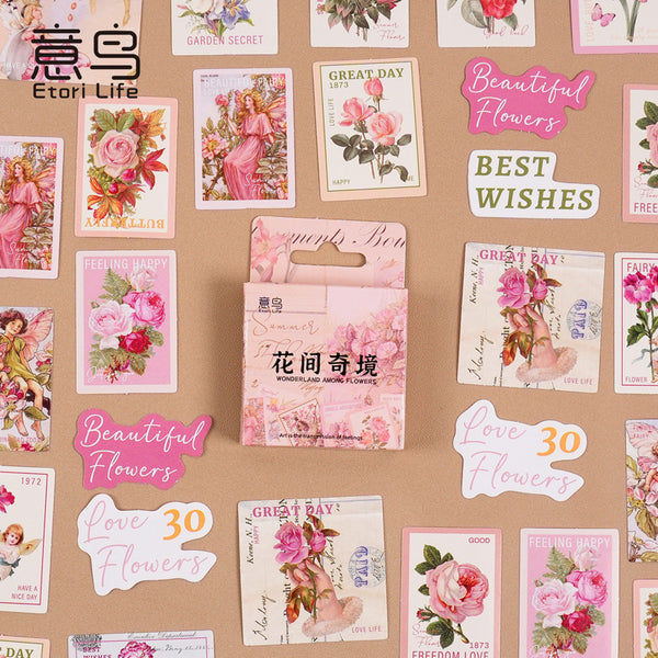 Wonderland Among Flowers  - Sticker