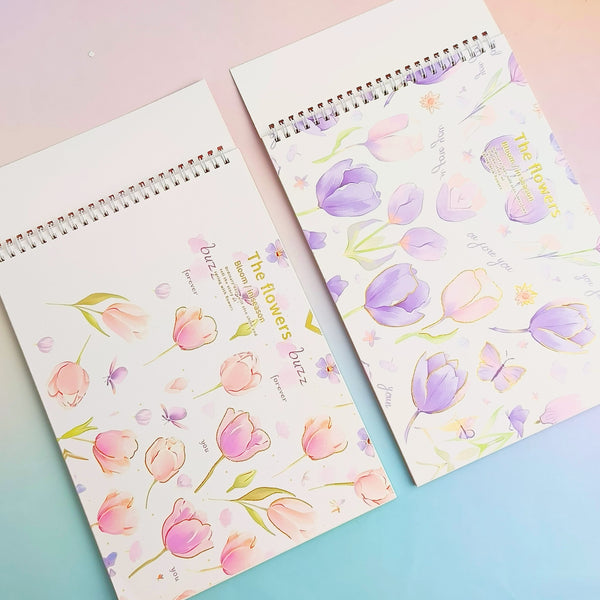 The Flowers Marker Pad - Sketch Pad Style 2
