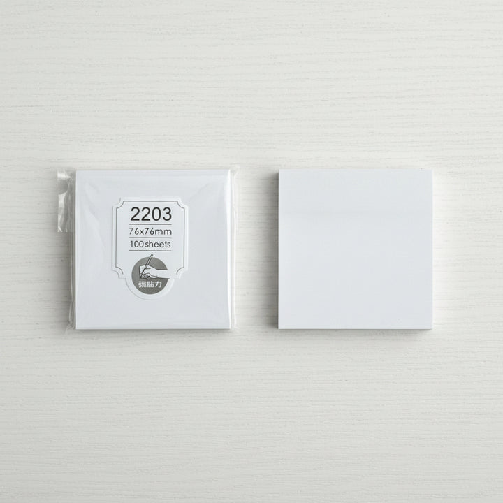 Sticky Note White With String White Lined - Sticky Note 76x76 – BLINGSPOT