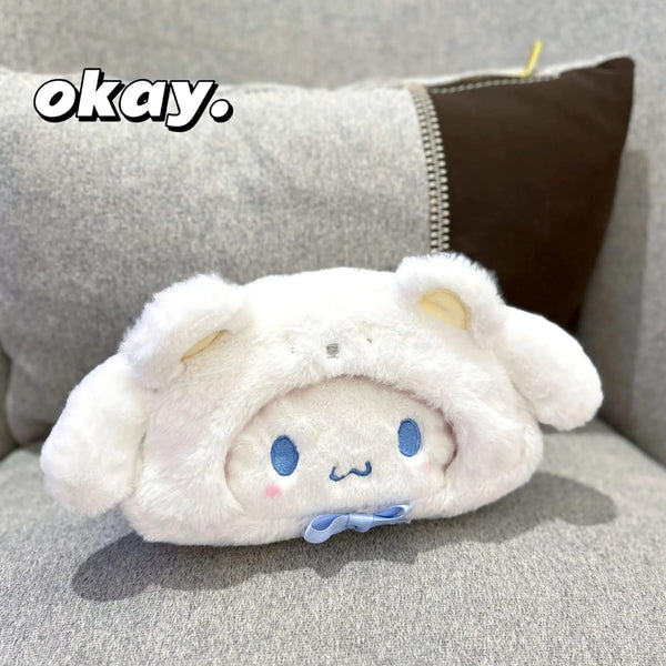 Sanrio Characters Cinnamoroll White  Fluffy - Large Pouch