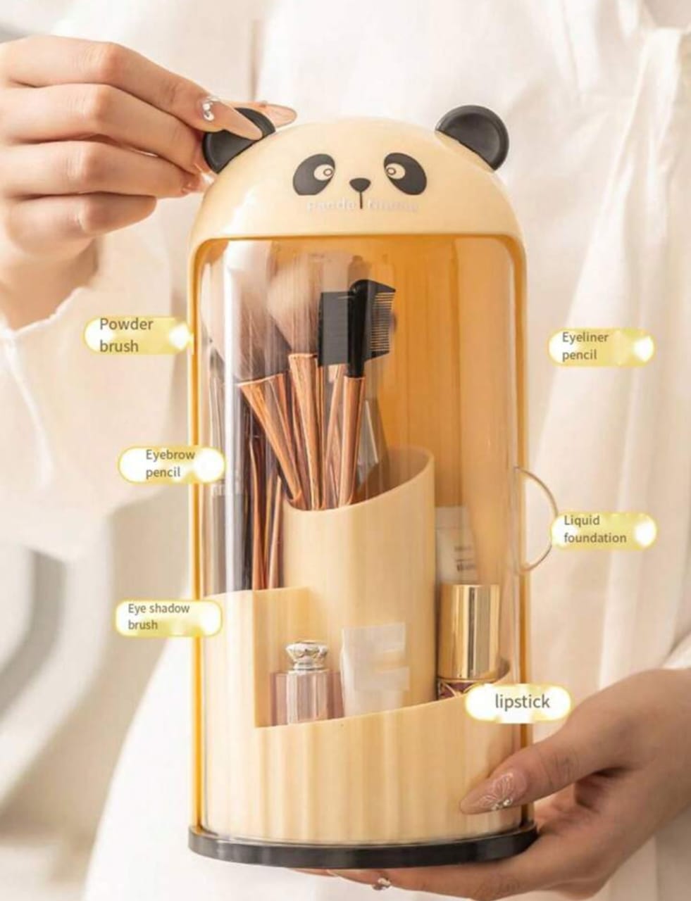Panda - Fashion Accessories &amp; Makeup Brushes Holder