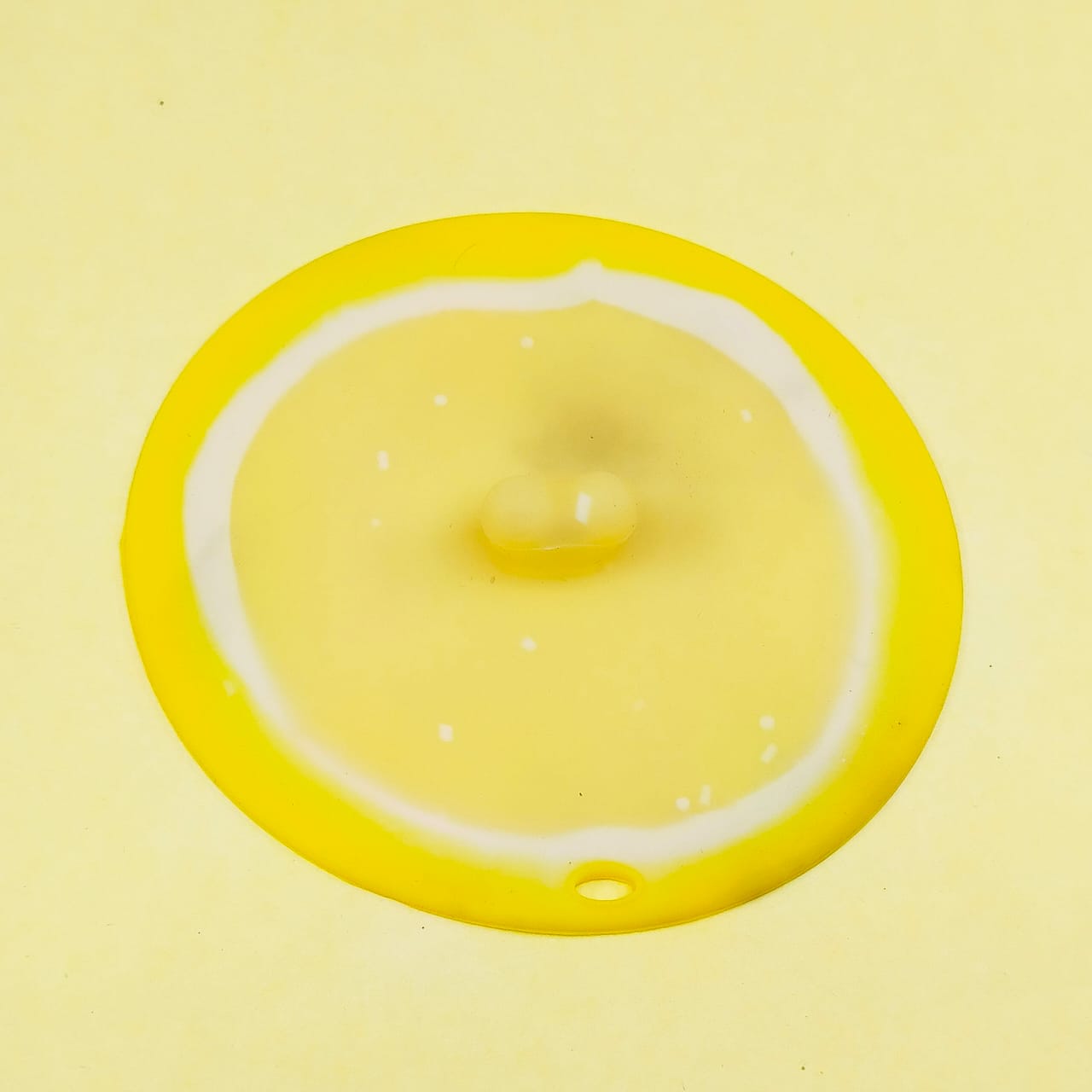 Lemon Shaped Silicone - Mug Lid