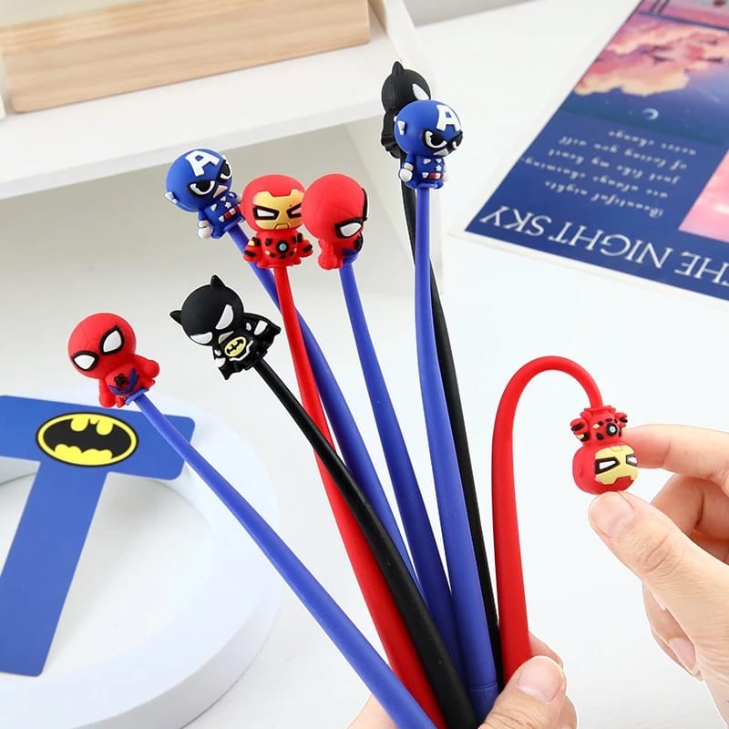 Super Heroes Dancing - Gel Pen