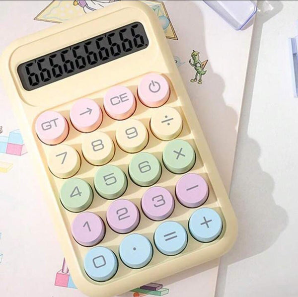 Soft Colors  Keys Yellow - Calculator