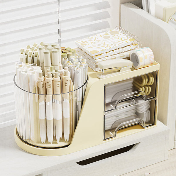 Rotary Off White Multifunctional - Stationery & Fashion Accessories Organizer