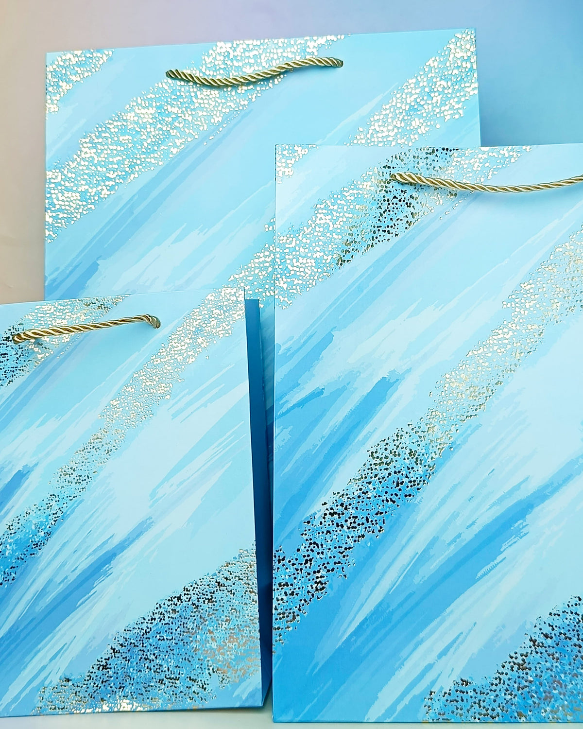 Watercolor Foiled Series - Gift Bag Style 1