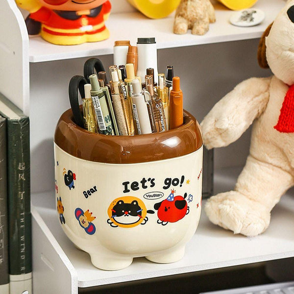 Brown Stationery Organizer - Desk Organizer