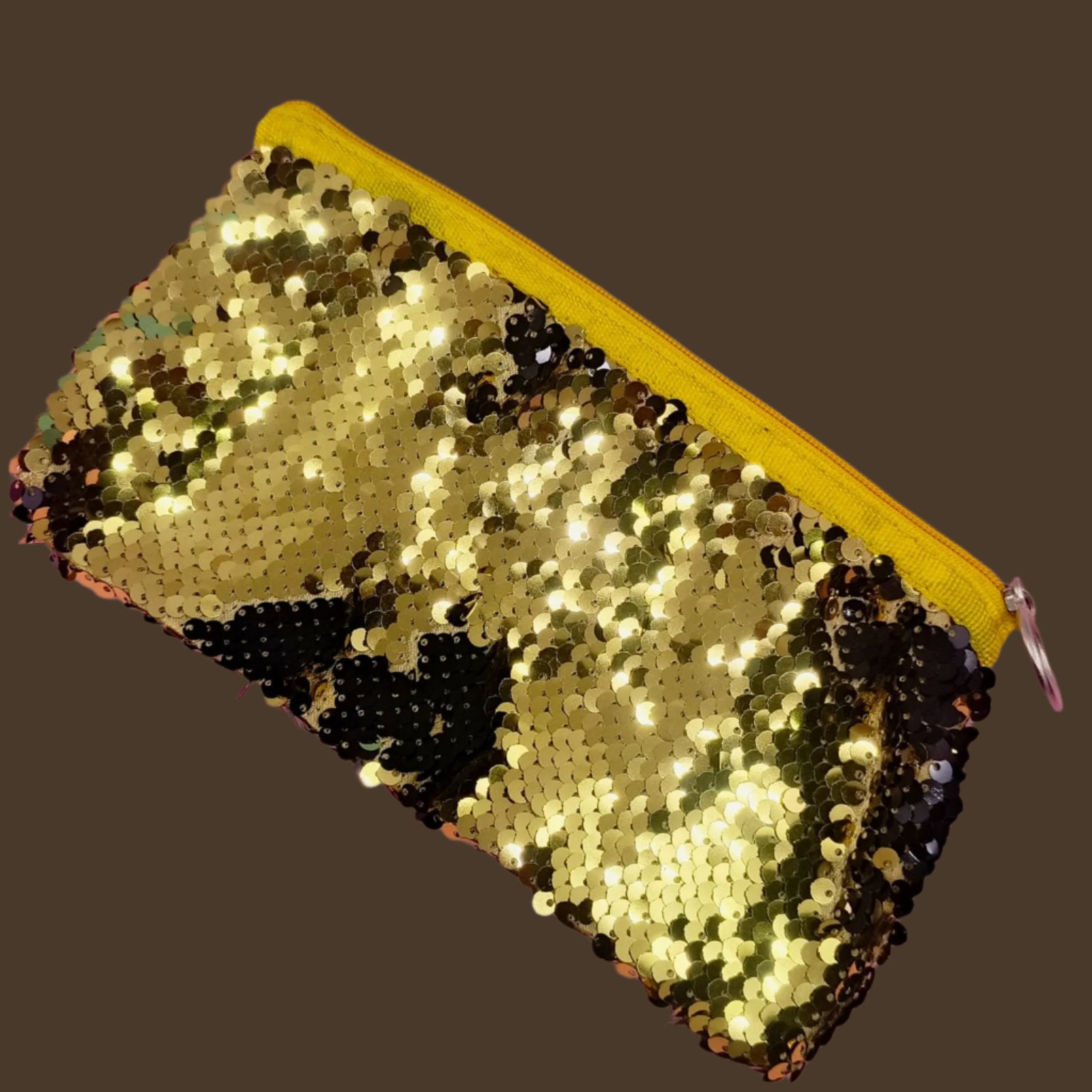 Sequin Gold  - Pouch