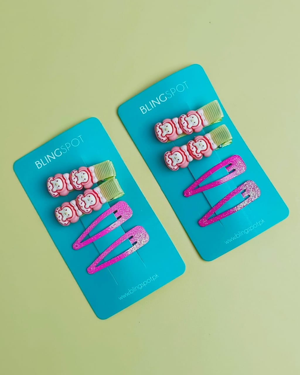 Snap Clips - Hair Clip Set Of 4 - Style 50