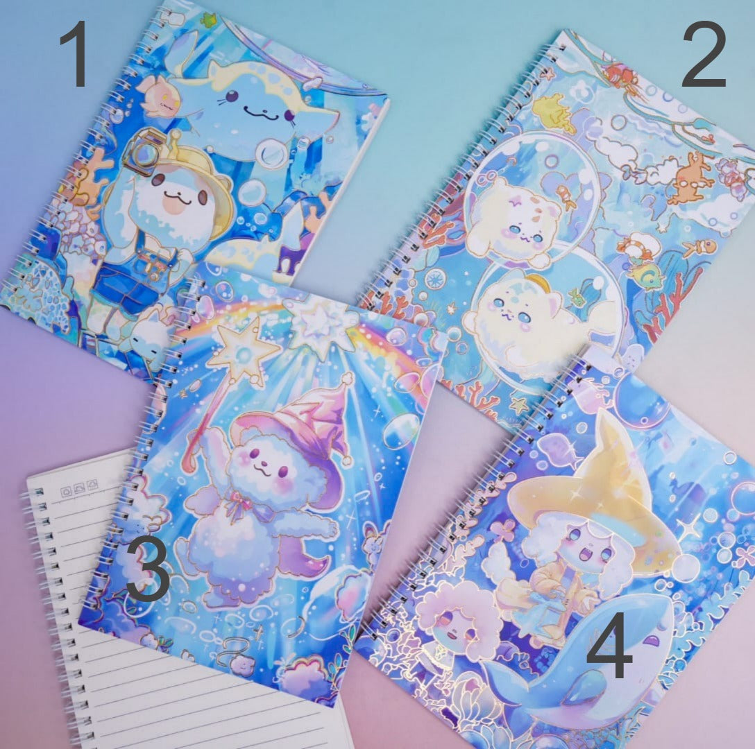 Magical Dreams Fantasy Spiral Notebook / Journal ( 38 Lined Pages )