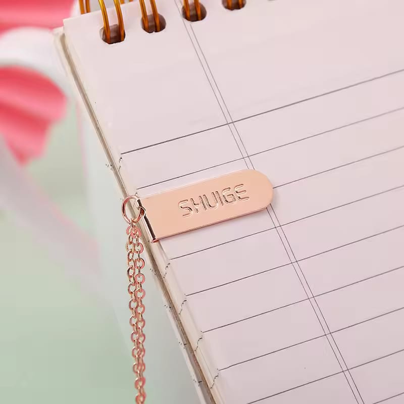 Sakura Flower Gold Foil - Dangling  Bookmark