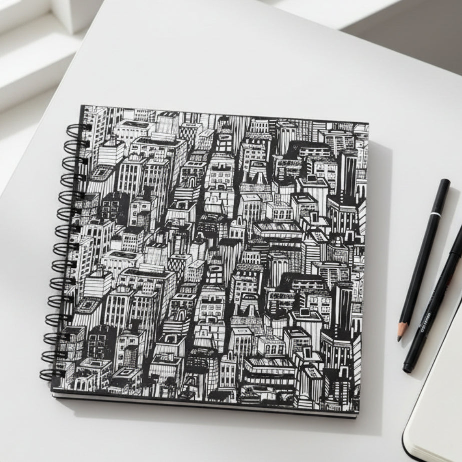 BLINGSPOT Series Retro Buildings - Sketch Book