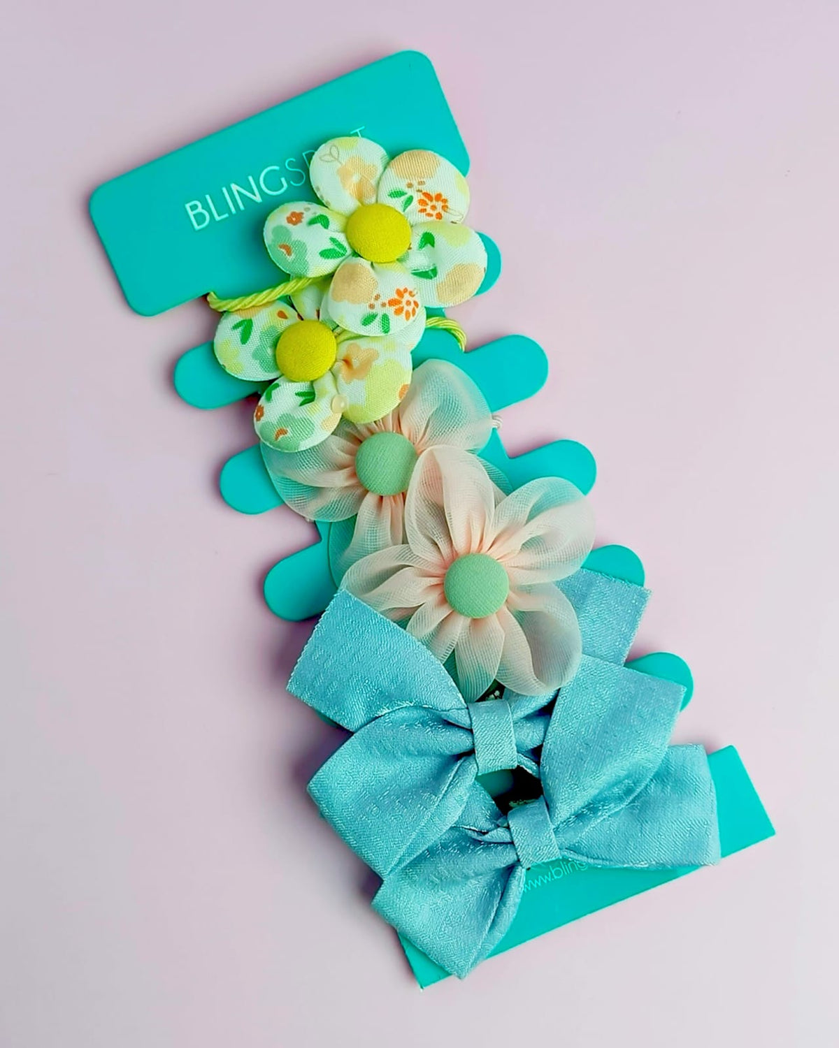 Bow&#39;n Flowers - Hair Ties Style 18