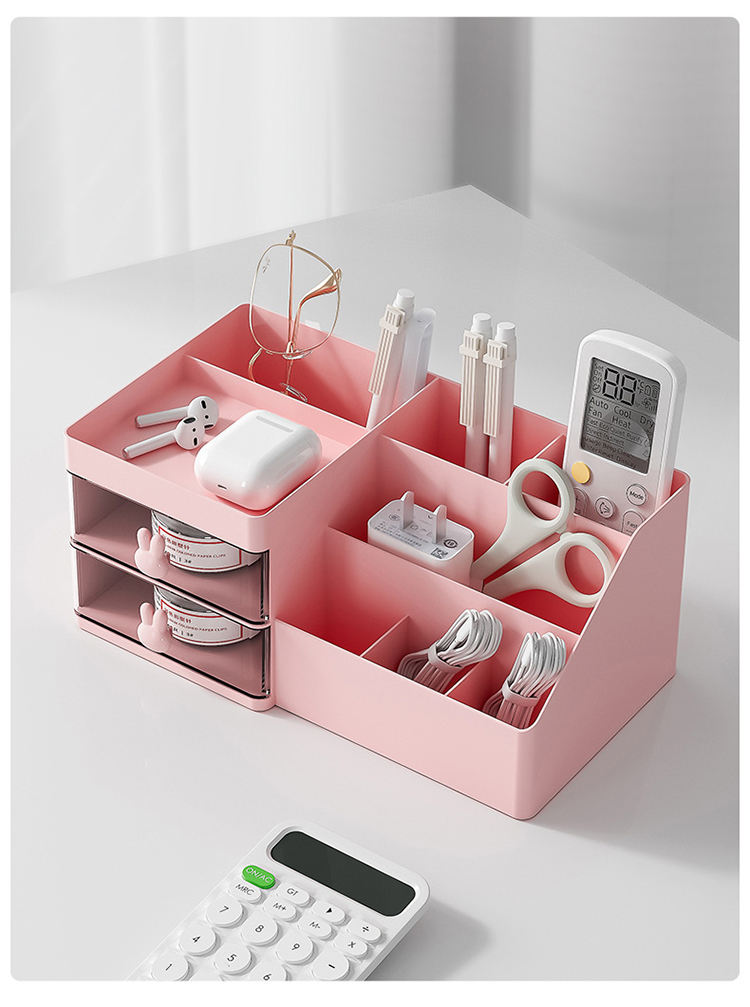 Multi Functional Pink Bunny  - Stationery &amp; Jewelry Organizer