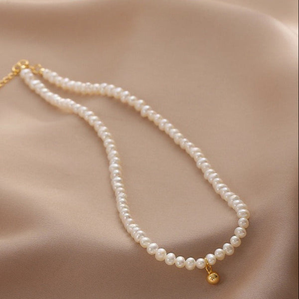 Pearl Beads Gold - Necklace