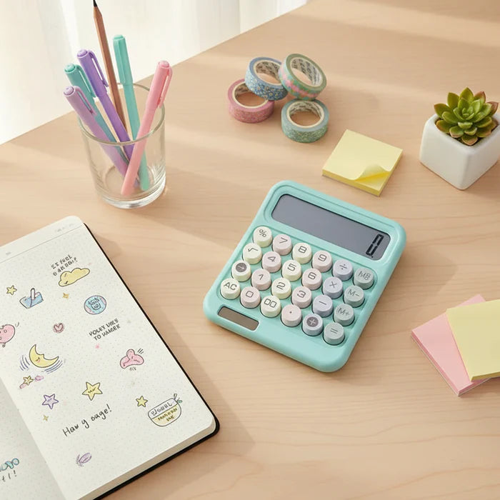 Colored Keys Turquoise - Dual Power Calculator – BLINGSPOT