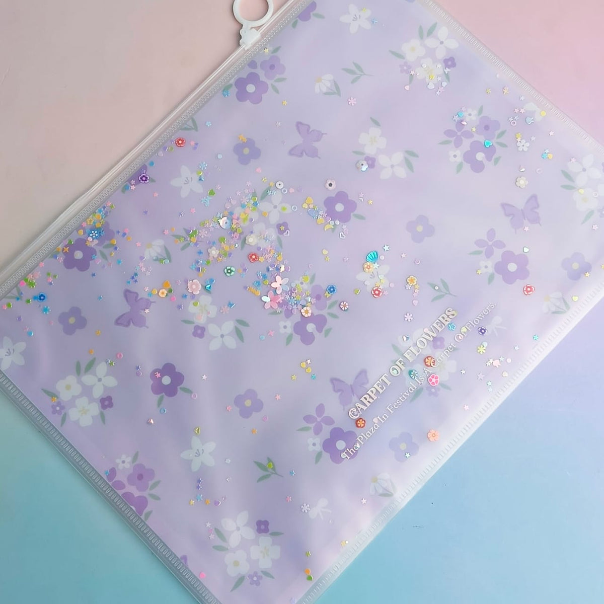 Carpet of Flowers - Document Folder Large Pouch