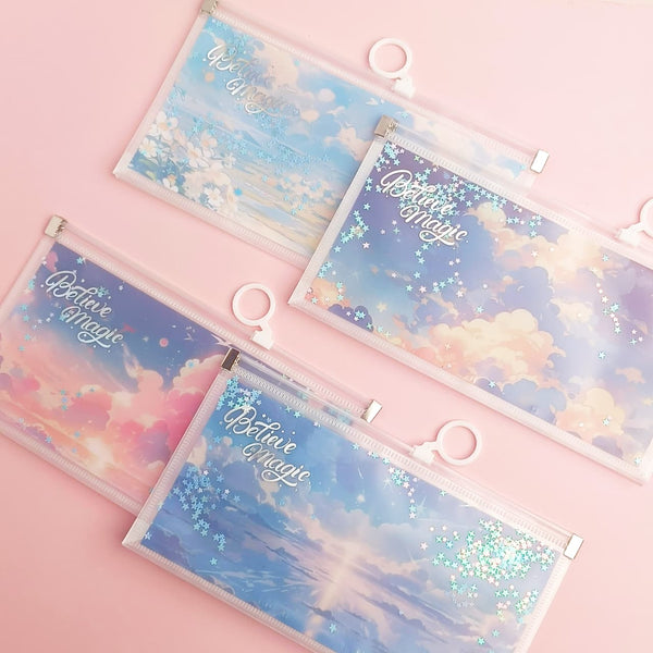 Believe Magic  Sequin Star - Pouch